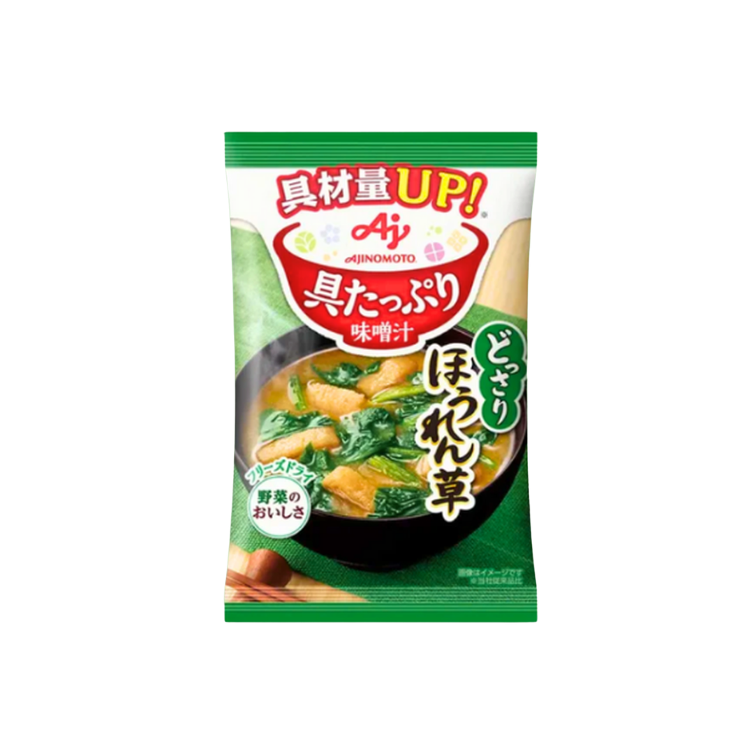 Sopa Instantánea Miso Espinaca Ajinomoto 13.2 Gr