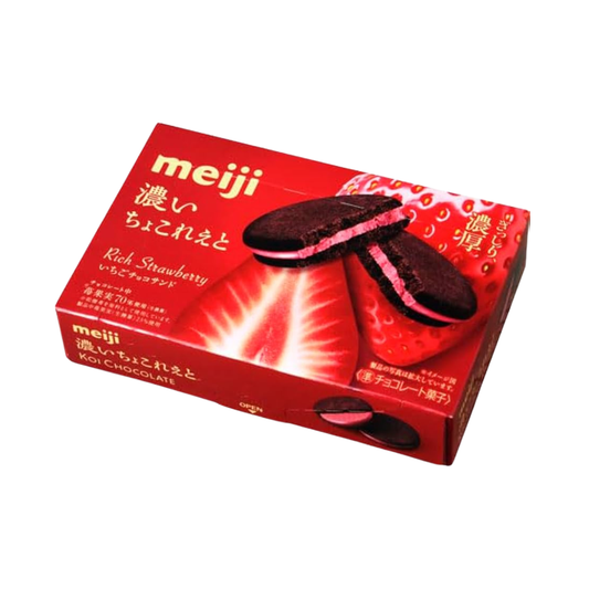 Galletas Chocolate Fresa Meiji 96 Gr