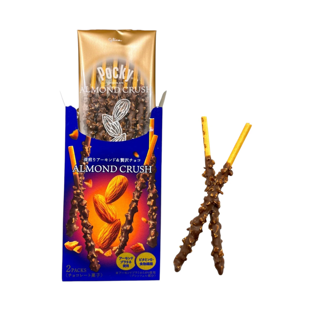 2 Pack Palitos Chocolate Almendra Pocky Glico 46,2 Gr
