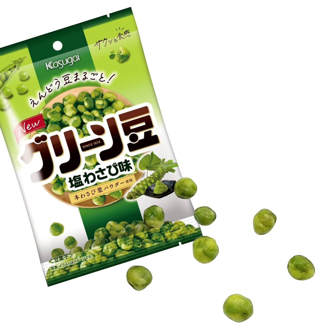 Bocadillos Frijoles Verdes Wasabi Kasugai 73 Gr