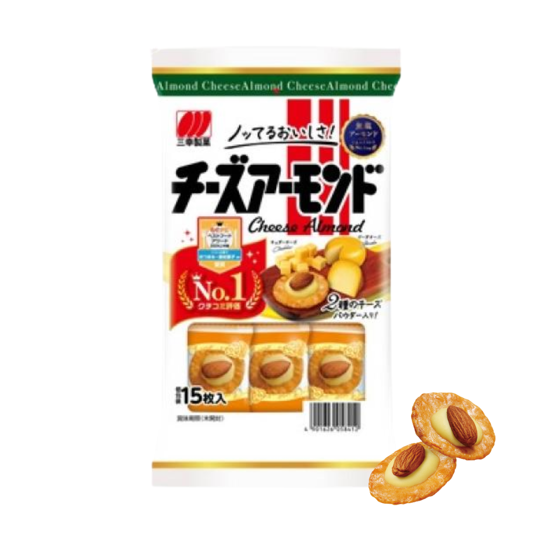 Galletas Queso Almendra Sanko Seika 40 Gr 15 Unid.