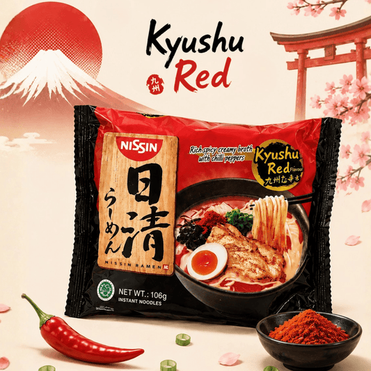 Ramen Instantáneo Kyushu Rojo Picante Cremoso Nissin 106 Gr