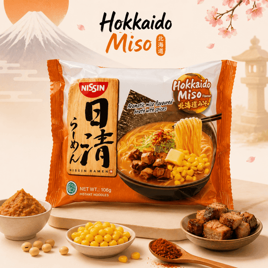 Ramen Instantáneo Hokkaido Miso Nissin 106 Gr
