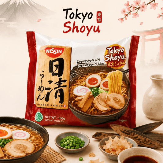 Ramen Instantáneo Tokio Shoyu Salsa Soya Nissin 106 Gr