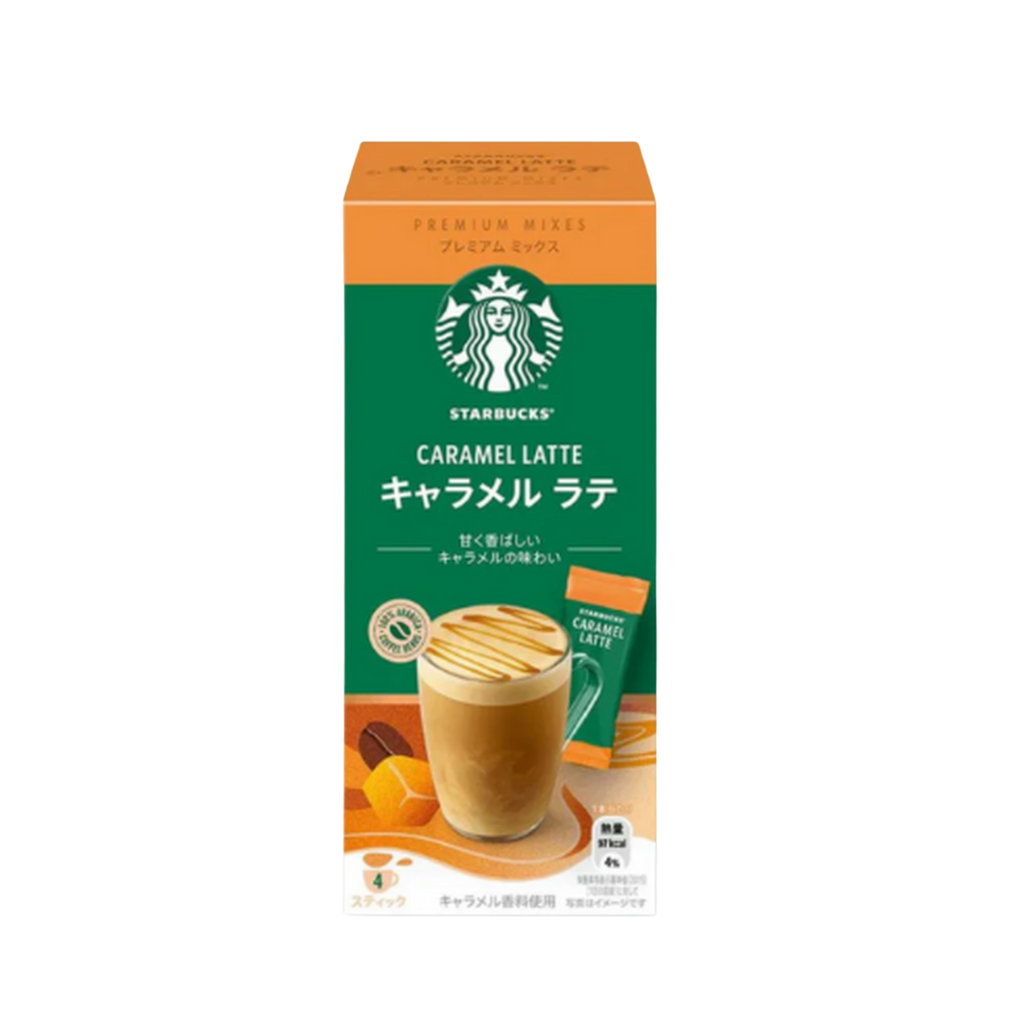 Café Instantáneo Premium Mix Caramelo Latte Starbucks 92 Gr 4 Unid